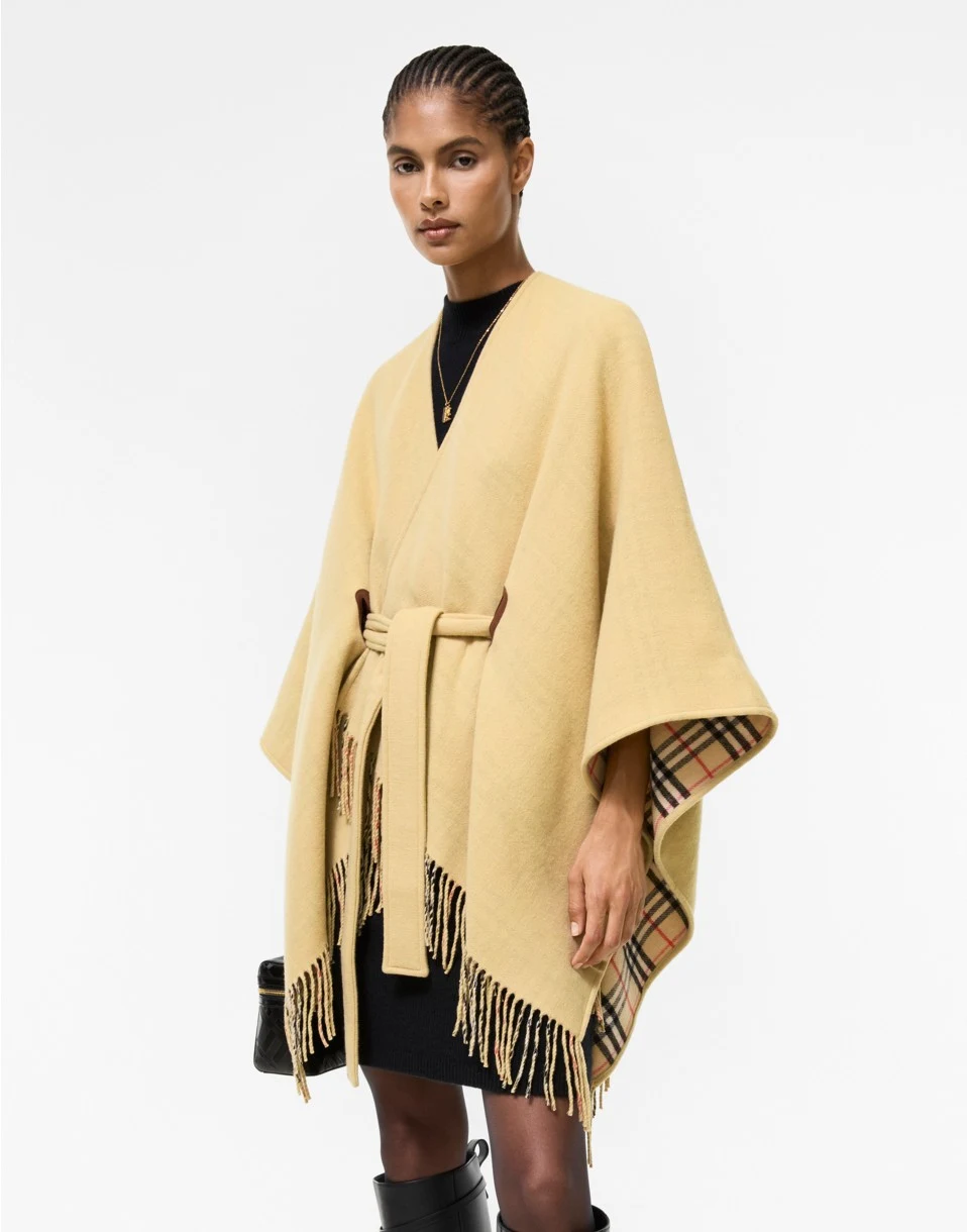 Burberry · Tay Wollcape · Sandbeige
